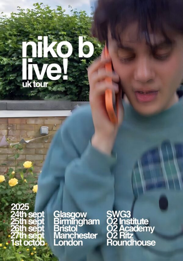 NIKO B Live Dog Eat Dog Food 2025 UK Tour Poster Print