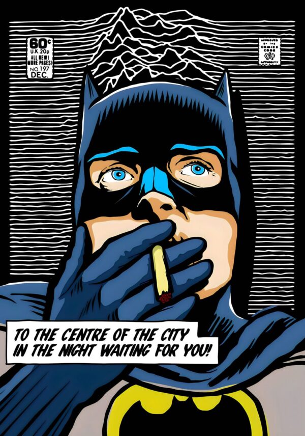 PETER HOOK & THE LIGHT Batman Unknown Pleasures Tour Poster