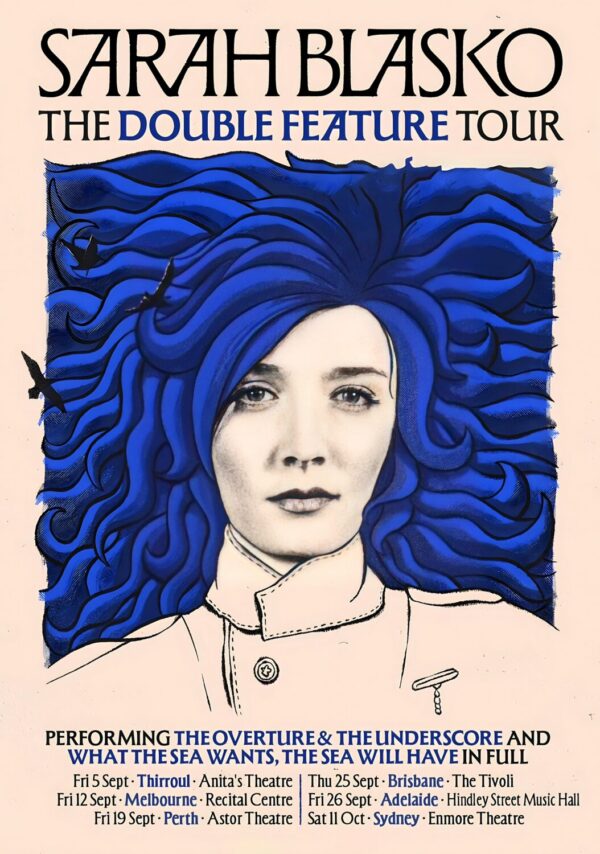 SARAH BLASKO The Overture & The Underscore 2025 Australia TourPoster