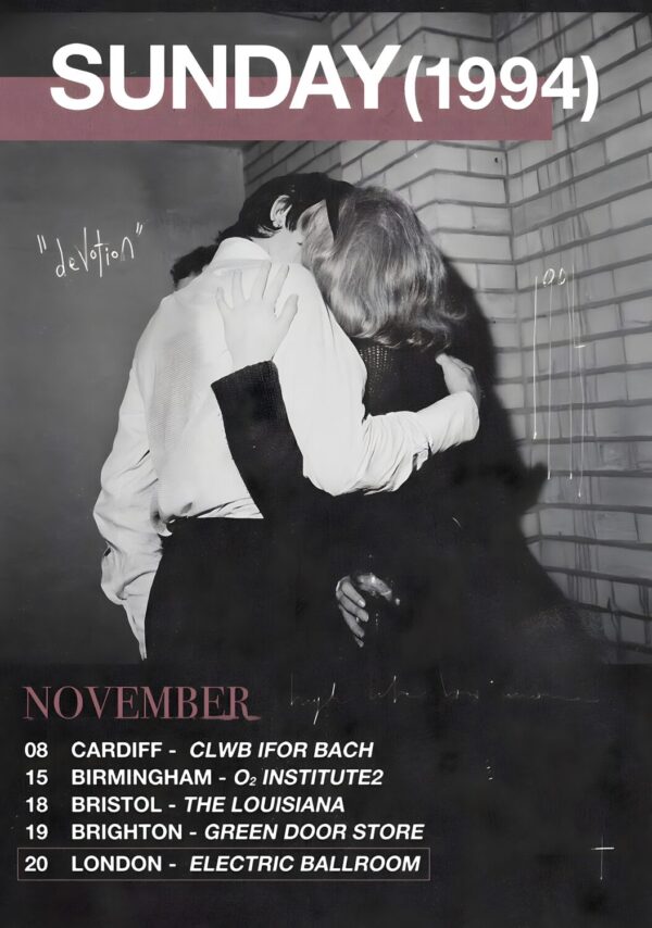 SUNDAY (1994) Devotion 2025 UK Tour Poster