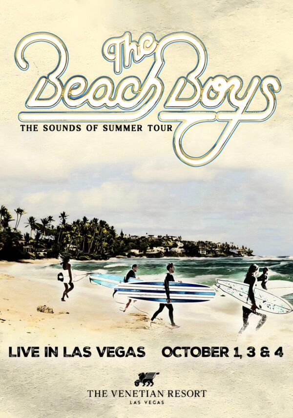 THE BEACH BOYS The Sounds Of Summer 2025 Tour: LAS VEGAS The Venetian Poster