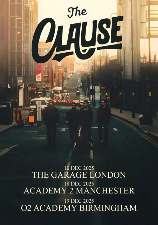 THE CLAUSE (band) Nothing As It Seems 2025 UK Tour Poster
