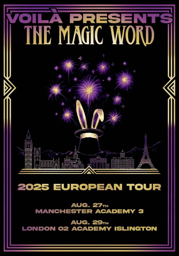 THE MAGIC WORD Viola Presents 2025 UK Tour: MANCHESTER - LONDON Poster