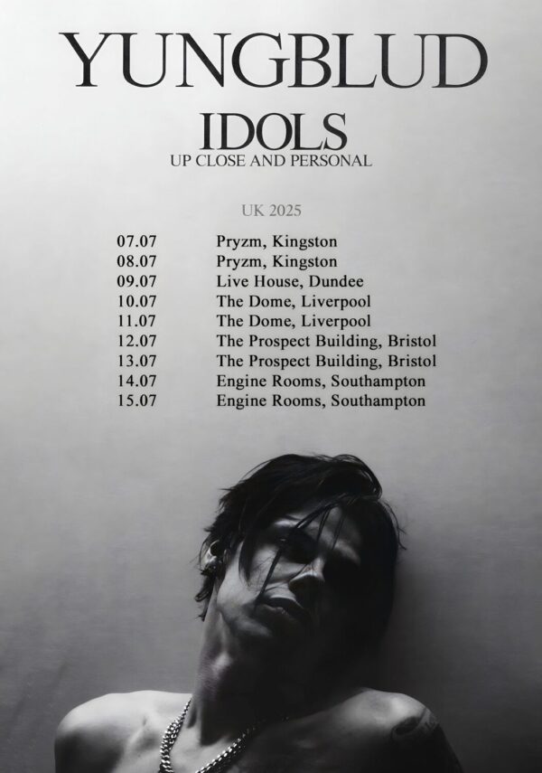 YUNGBLUD Idols Up Close & Personal 2025 UK Tour Poster Print