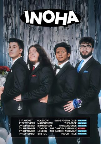 INOHA (band) Chance 2 Dance 2025 UK Tour Poster