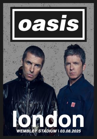 OASIS live '25 UK Tour LONDON Wembley Stadium - 03 August 2025 Poster Print