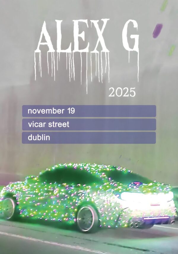 ALEX G Headlights 2025 Tour: DUBLIN Vicar Street Poster