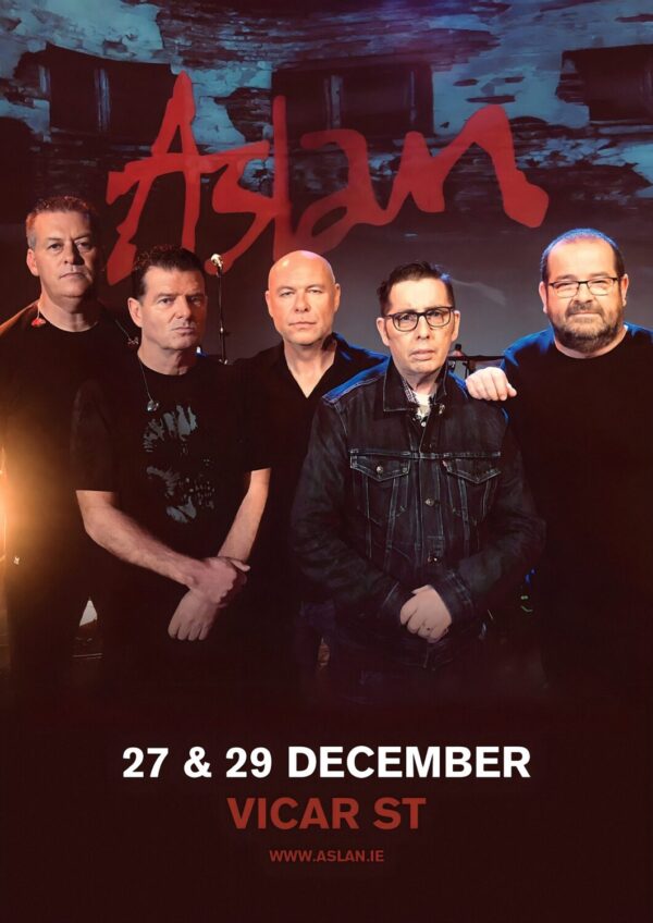 ASLAN (band) Winter 2021 Tour: DUBLIN Vicar Street Poster Print