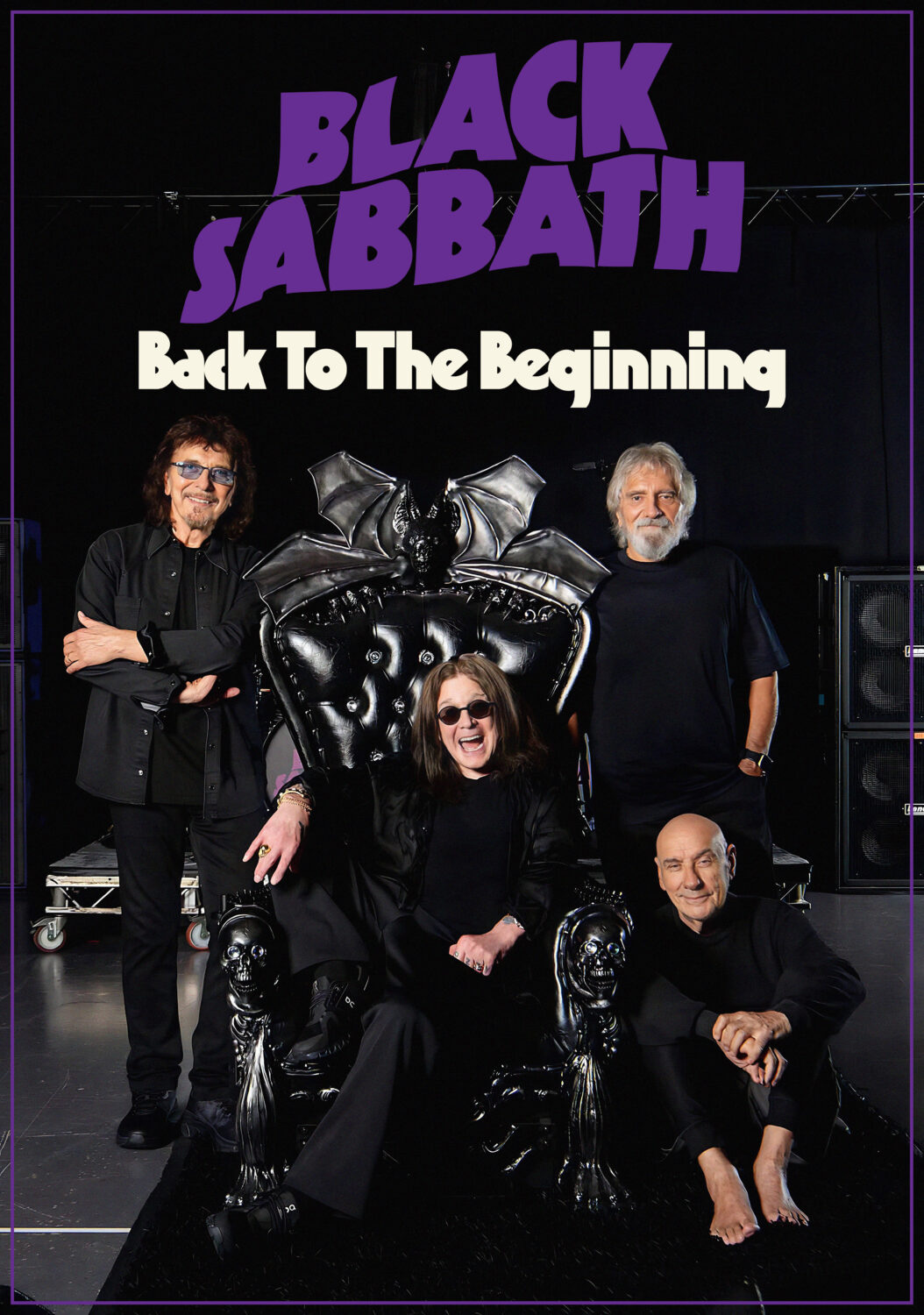 BLACK SABBATH Back to the Beginning 2025 Tour Poster Print