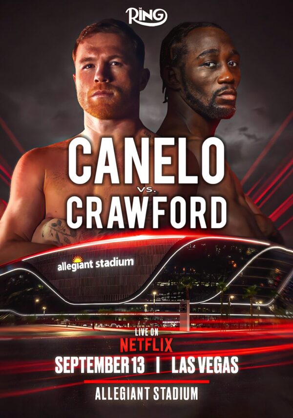 SAUL CANELO ALVAREZ vs. TERRANCE CRAWFORD Undisputed 2025 Las Vegas | Boxing Fight Poster
