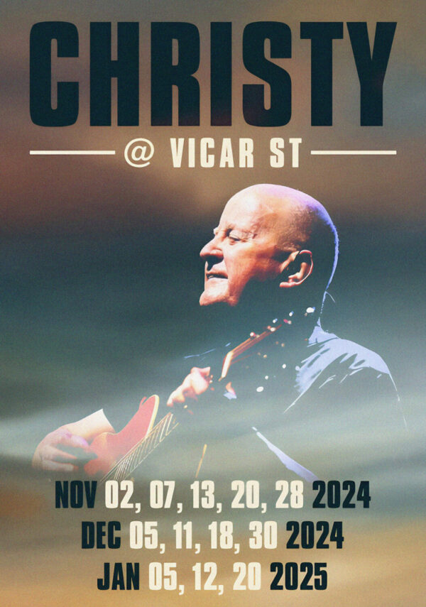 CHRISTY A Terrible Beauty 2024 Tour: DUBLIN Vicar Street Poster Print