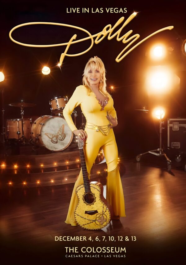 DOLLY PARTON Live in Las Vegas 2025: LAS VEGAS The Colosseum Caesars Palace Poster