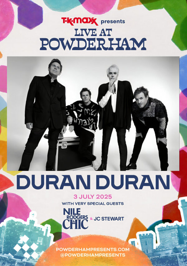 DURAN DURAN Evil Woman 2025 UK Tour: EXETER Powderham Castle Poster Print