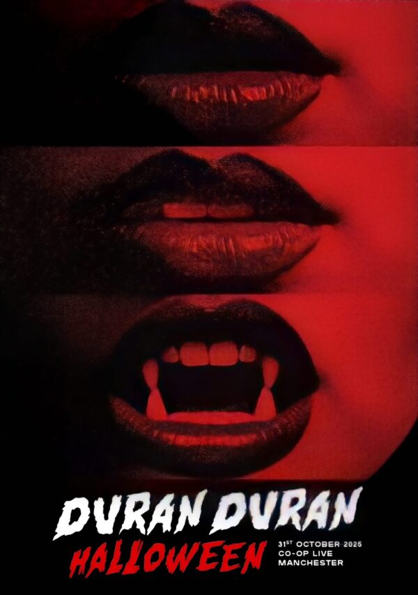 DURAN DURAN Halloween Live 2025 UK Tour: MANCHESTER Co-op Live Poster