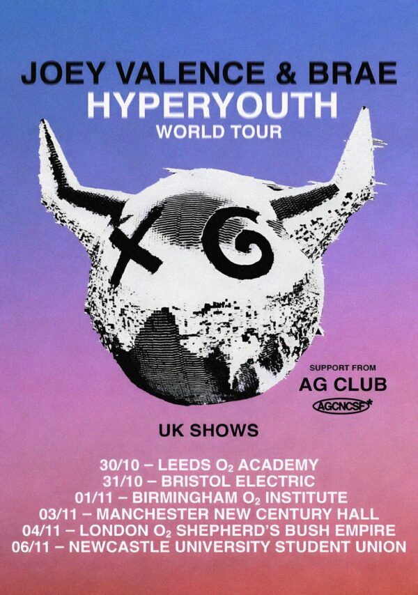 JOEY VALENCE & BRAE Hyperyouth 2025 UK Tour Poster Print