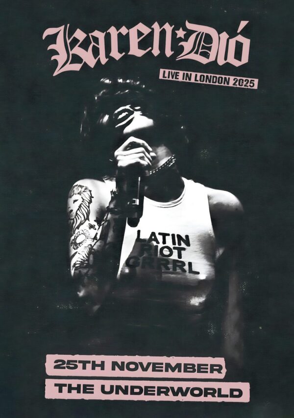 KAREN DIO Live Casual 2025 UK Tour: LONDON The Underworld Poster