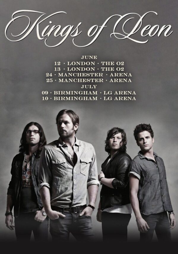 KINGS OF LEON Mechanical Bull 2013 UK Tour UK Tour Print