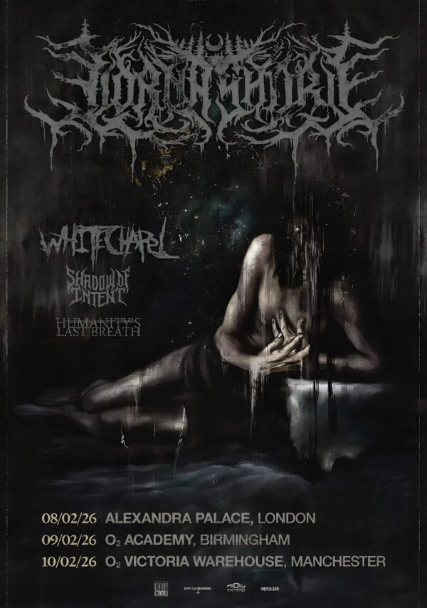 LORNA SHORE I Feel The Everblack Festering 2026 UK Tour Poster
