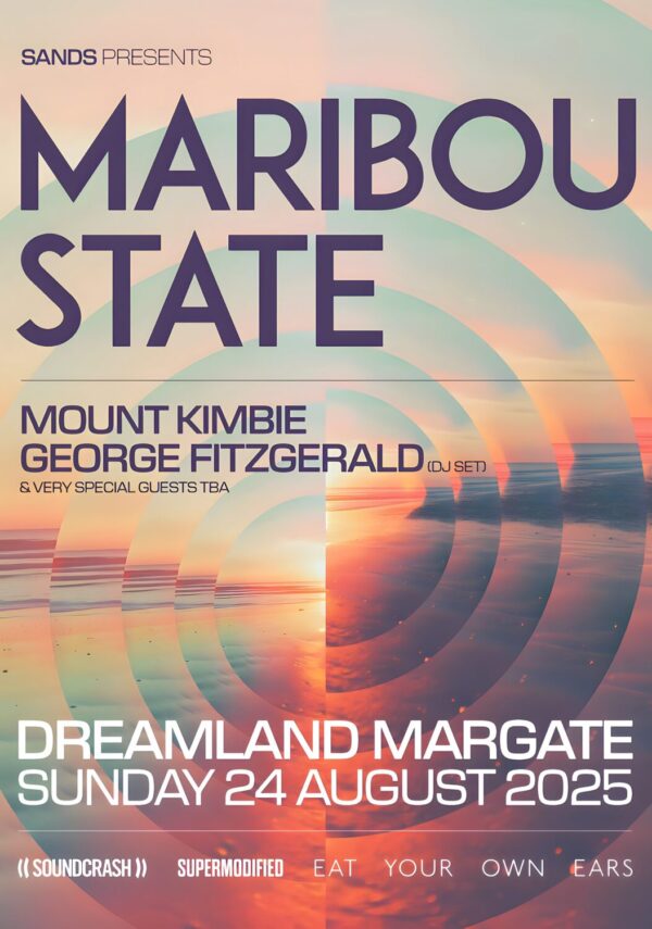 MARIBOU STATE Hallucinating Love 2026 UK Tour: DREAMLAND Margate Poster