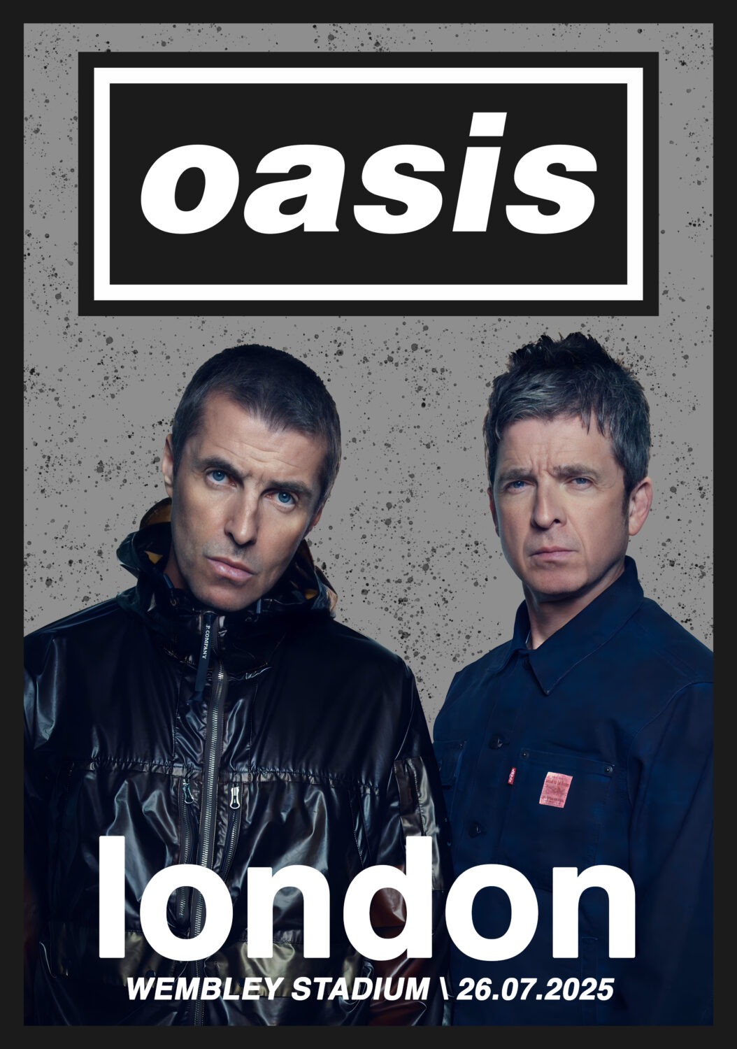 OASIS live '25 Tour London Wembley Stadium 26 July 2025 Poster