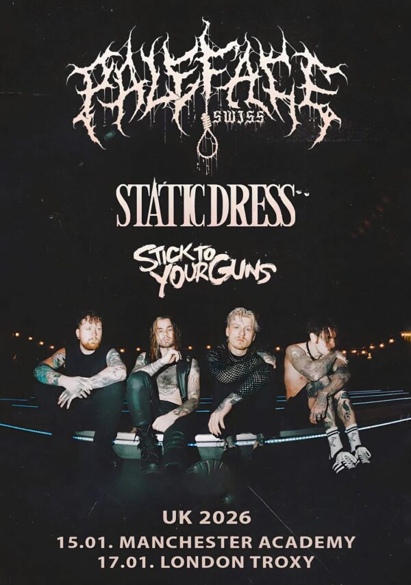 PALEFACE SWISS Cursed 2025 UK Tour: MANCHESTER - LONDON Poster