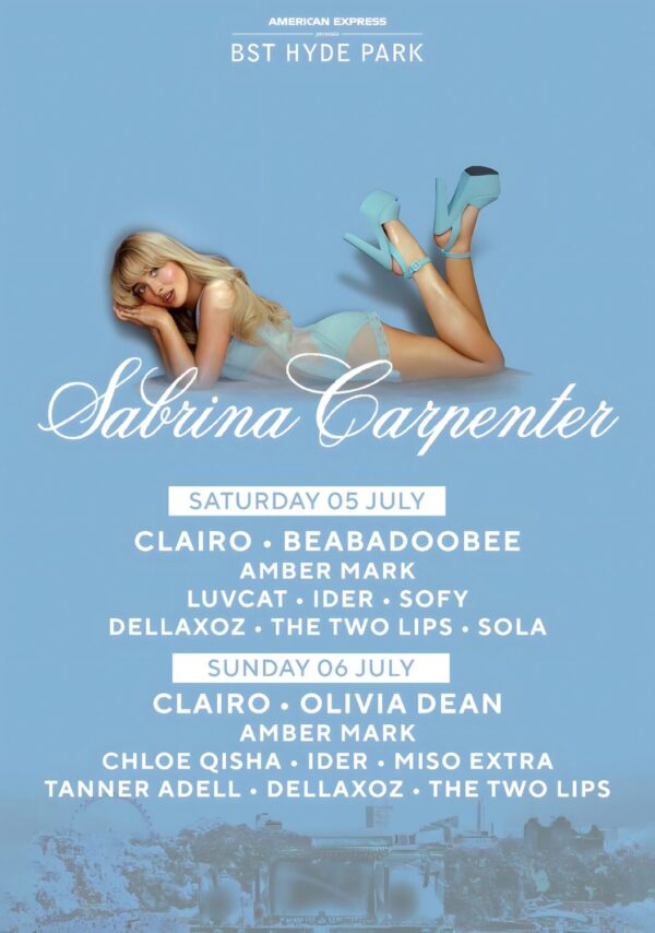 SABRINA CARPENTER Short n' Sweet Tour: BST London Hyde Park Poster