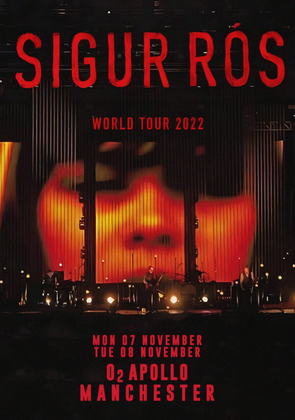 SIGUR RÓS Live 2022 UK Tour: MANCHESTER Apollo Poster Print