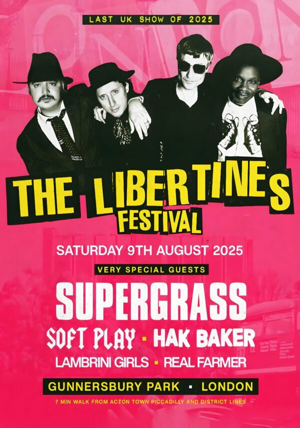 THE LIBERTINES Festival Live 2025 Tour: LONDON Gunnersbury Park Poster