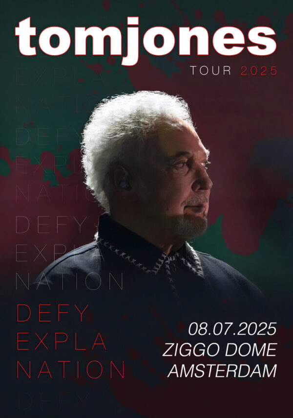 TOM JONES Defy Explanation 2025 Tour: AMSTERDAM Ziggo Dome Poster Print