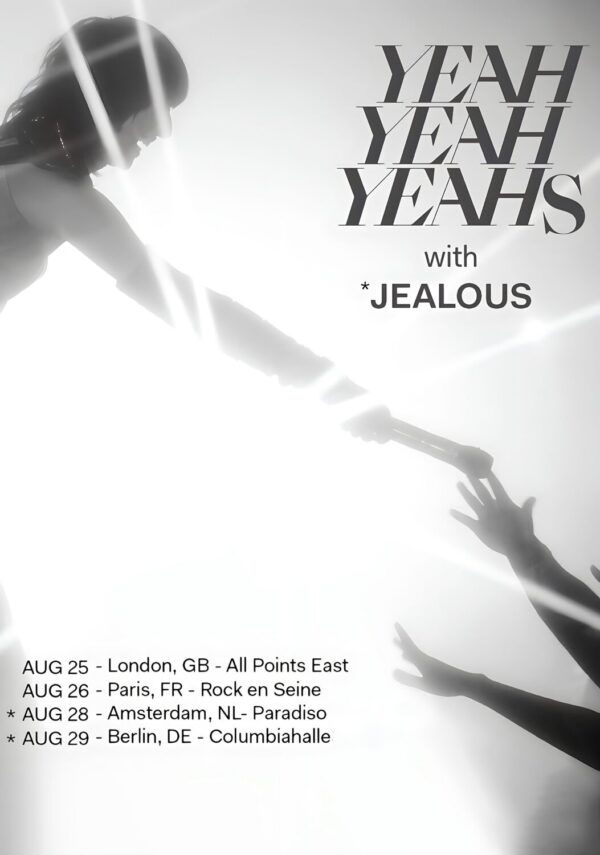 YEAH YEAH YEAHS Cool It Down 2023 UK & Europe Tour Poster