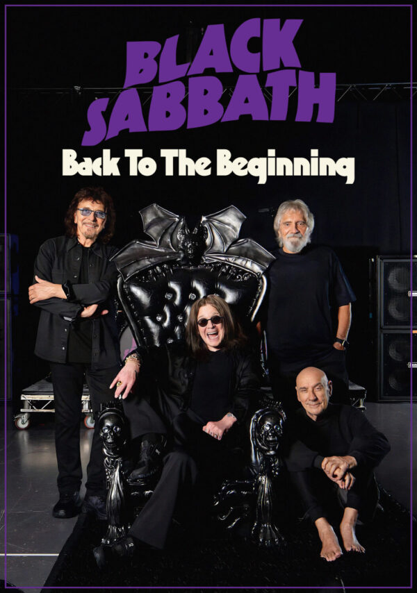 BLACK SABBATH Back to the Beginning 2025 Tour Poster Poster Print