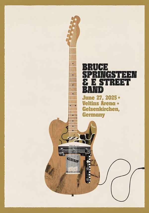 BRUCE SPRINGSTEEN & E Street Band 2025 World Tour: GELSENKIRCHEN Veltins Arena - 27 June 2025 Poster Print