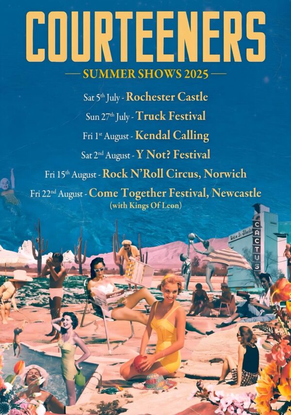COURTEENERS Pink Cactus Cafe 2025 Summer Tour Poster