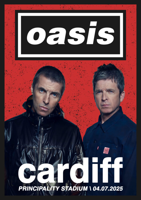 OASIS live '25 UK Tour: CARDIFF Principality Stadium - 4 July 2025 Poster Print