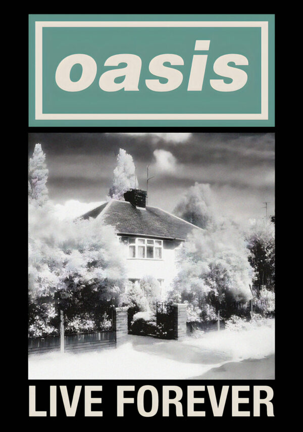 OASIS Live Forever - The Single Poster Print