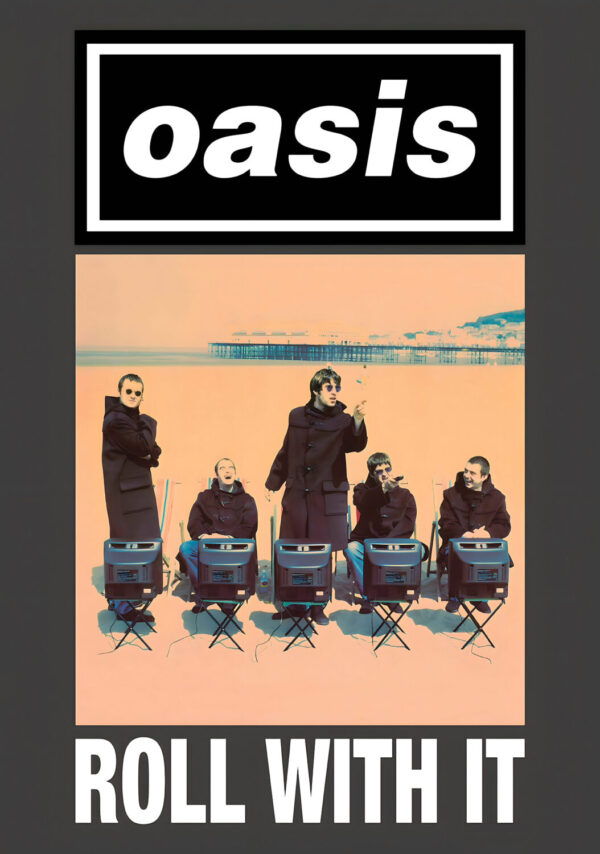 OASIS Roll With It - The Single Poster Print