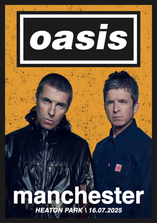 OASIS live '25 UK Tour MANCHESTER Heaton Park - 16 July 2025 Poster Print
