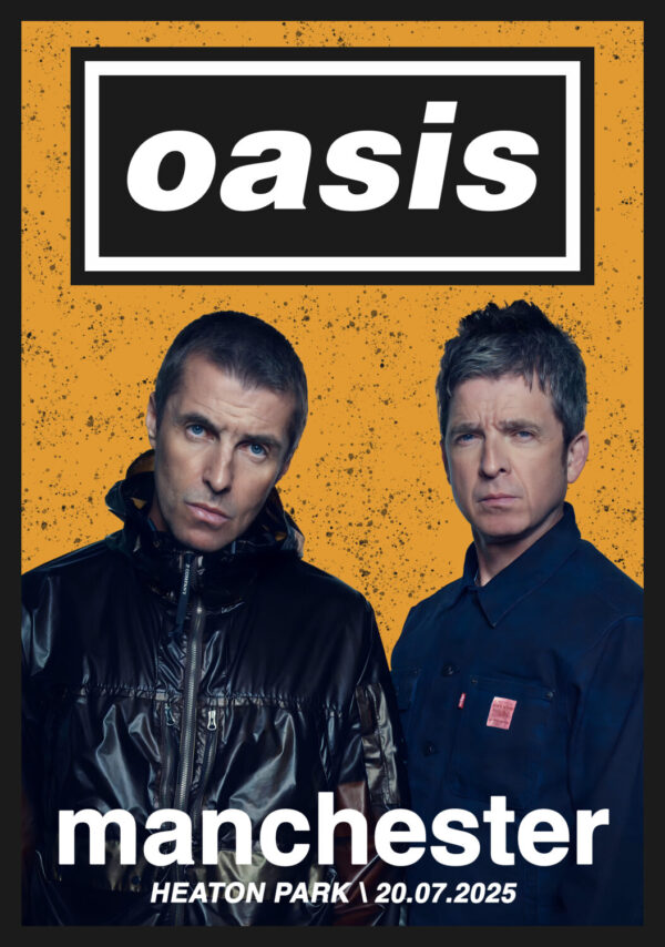 OASIS live '25 UK Tour MANCHESTER Heaton Park - 20 July 2025 Poster Print