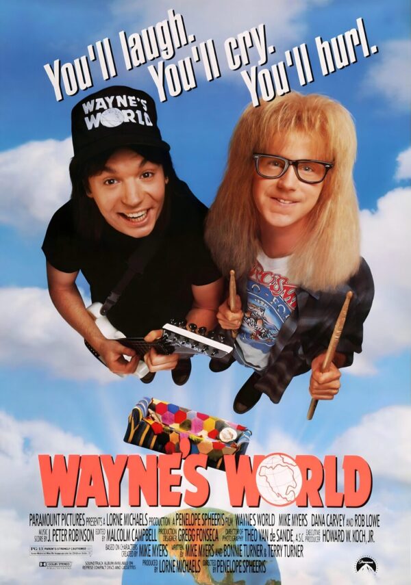 WAYNE'S WORLD Movie Film Poster Print