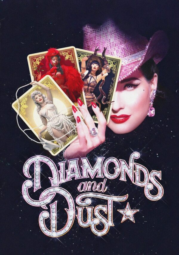 DIAMONDS & DUST Dita Von Teese: LONDON Emerald Theatre West End Theatre Poster Print