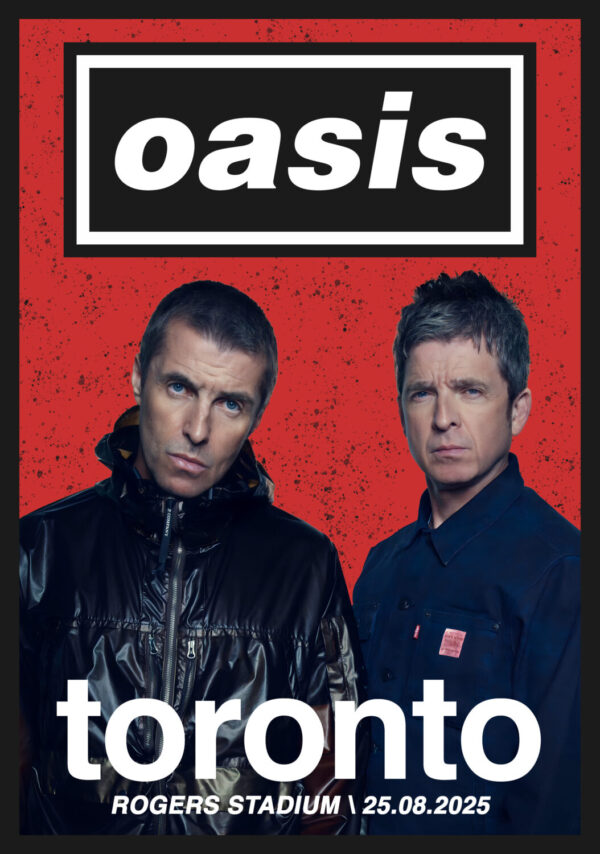 Oasis　ポスター　UKプロモーション用 OASIS live '25 Tour London Wembley Stadium - 2 Aug 2025