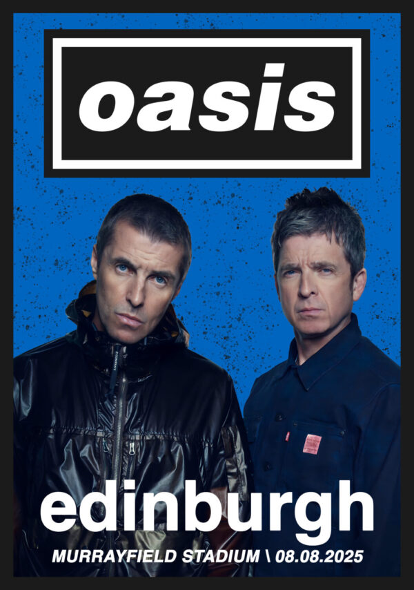 OASIS live '25 UK Tour EDINBURGH Scottish Gas Murrayfield Stadium - 08 August 2025 Poster Print
