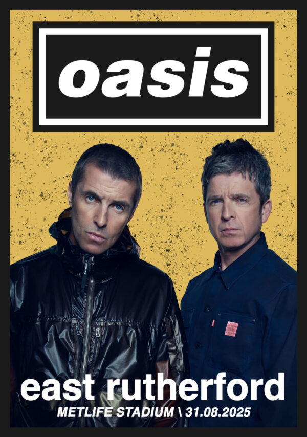 OASIS live '25 North America Tour EAST RUTHERFORD MetLife Stadium - 31 August 2025 Poster Print