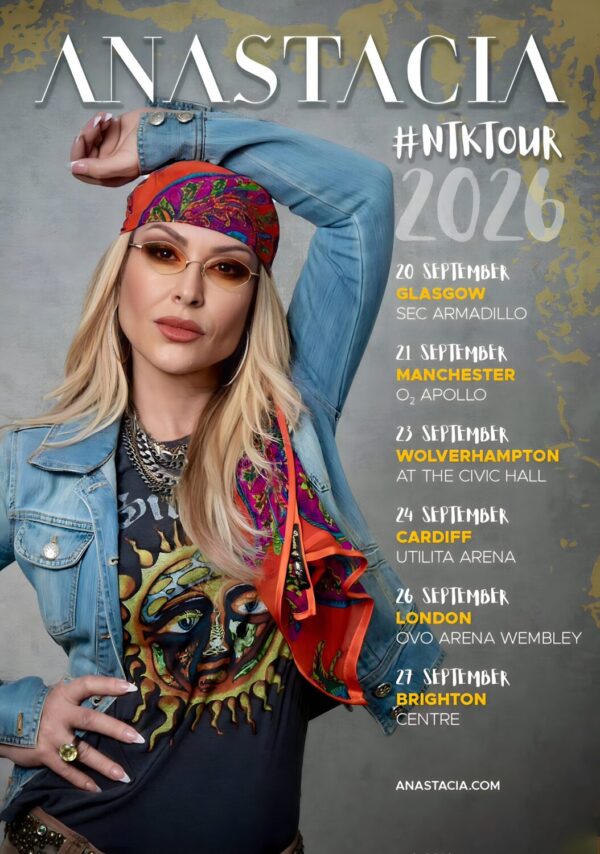 ANASTACIA #NTK Not That Kind 2026 UK Tour Poster Print