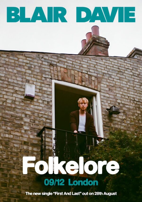 BLAIR DAVIE First & Last 2025 UK Tour: LONDON Folkelore Poster Print