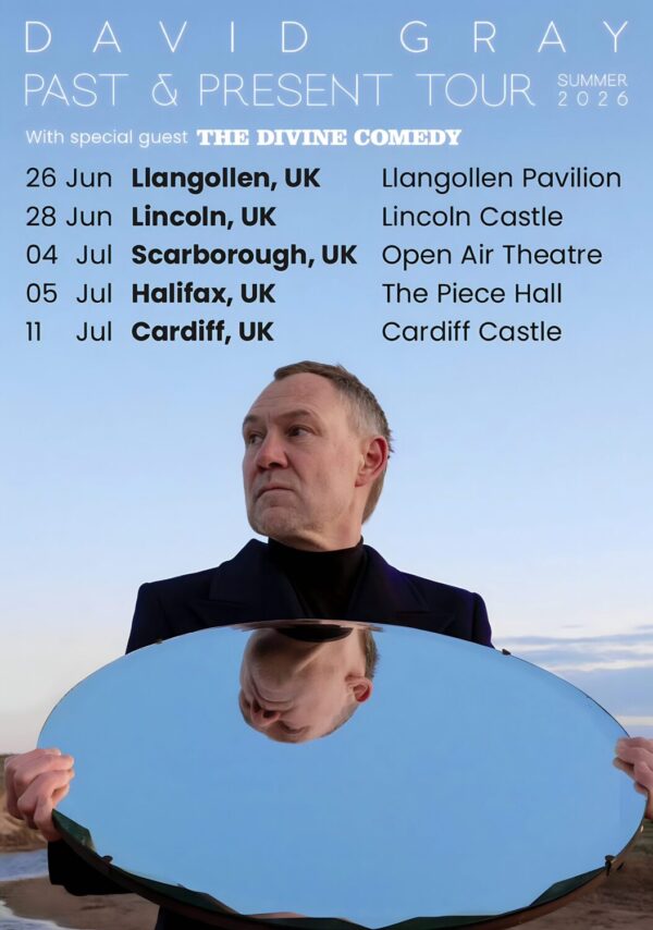 DAVID GRAY Past & Present 2026 Summer Tour Poster