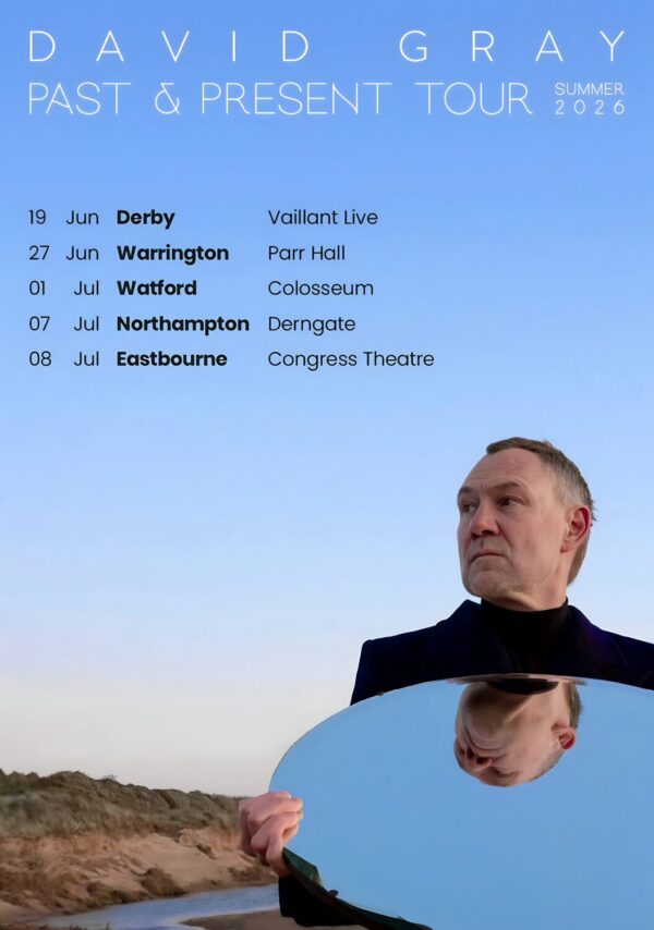 DAVID GRAY Past & Present 2026 Summer Tour Poster