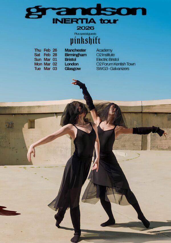 GRANDSON (artist) Inertia 2026 UK Tour Poster