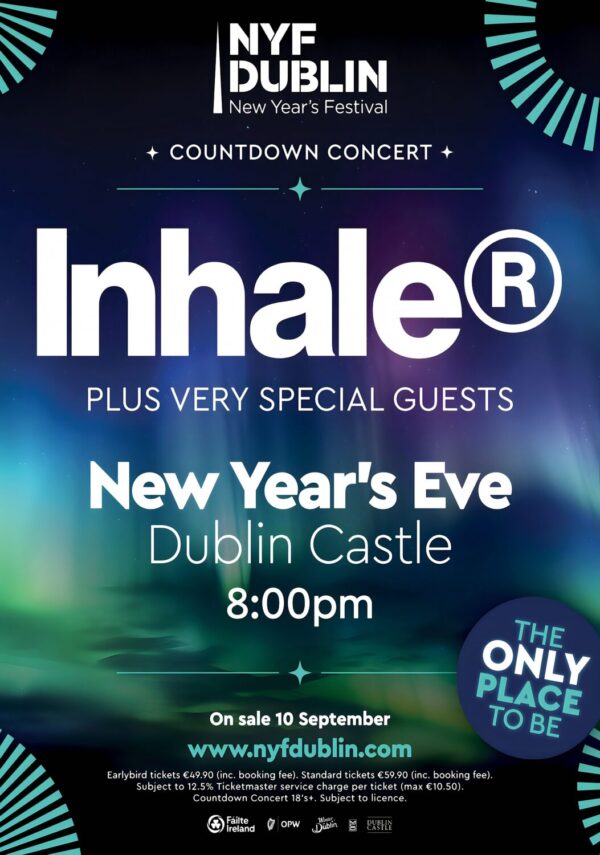 INHALER (band) Open Wide - New Year Countdown 2025 Tour: DUBLIN Castle Poster