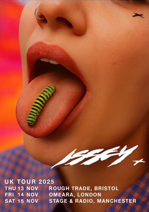 ISSEY CROSS Butterflies 2025 UK Tour: BRISTOL - LONDON - MANCHESTER Poster